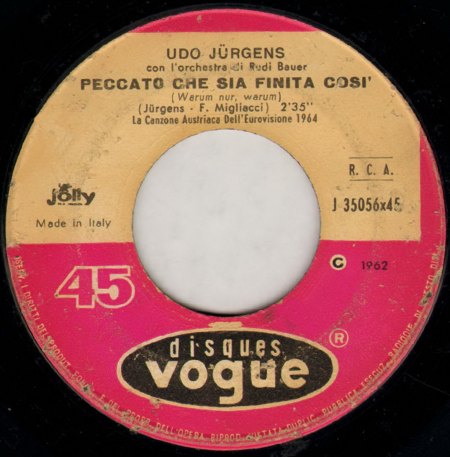 Jürgens, Udo - Precato che sia finita cosi (1964) .jpg