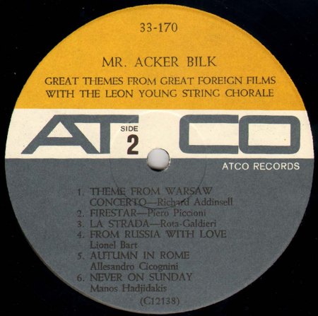 Bilk, Mr.Acker - Great themes from great foreign films .jpg