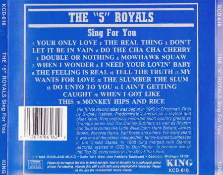 Five Royales - Sing for you (2).jpg