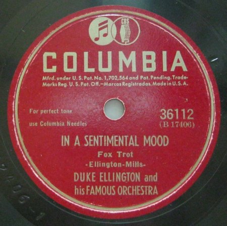 DUKE ELLINGTON - In a sentimental mood -A3-.JPG