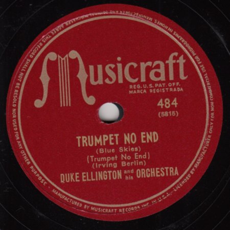 DUKE ELLINGTON - Trumpet no end -A4-.JPG