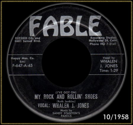 WHALEN J. JONES - (I'VE GOT ON) MY ROCK &amp; ROLLIN' SHOES_IC#001.jpg