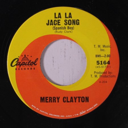 MERRY CLAYTON - La La Jace Song -B2-.JPG