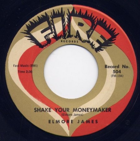ELMORE JAMES - Shake your moneymaker -A-.JPG