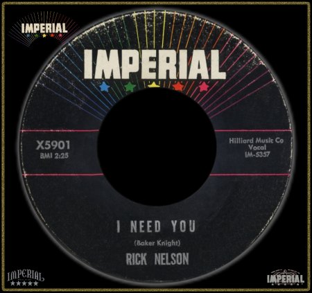 RICKY NELSON (RICK NELSON) - I NEED YOU_IC#003.jpg