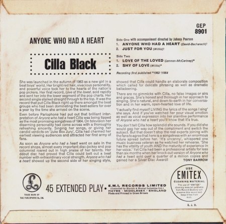 Black, Cilla - Anyone who had a heart EP_4.jpg