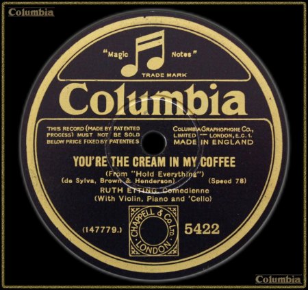 RUTH ETTING - YOU'RE THE CREAM IN MY COFFEE_IC#003.jpg