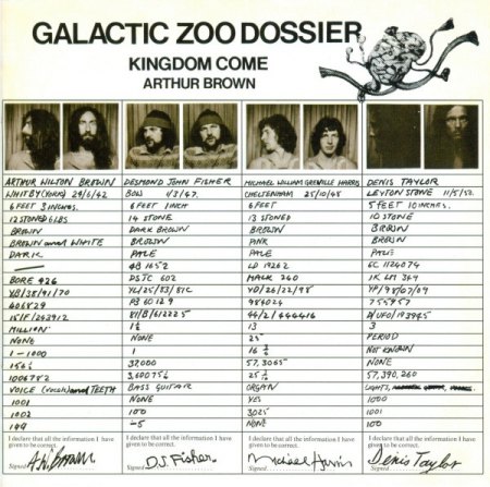 Brown, Arthur ('s Kingdom Come) - Galactic Zoo Dossier_1.jpg