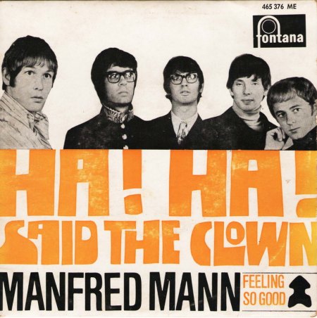 Manfred Mann - Ha! Ha! Said The Clown (EP 1967) - Front_Bildgröße ändern.jpg