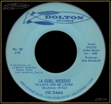 VIC DANA - (A GIRL NEEDS) TO LOVE AND BE LOVED_IC#003.jpg