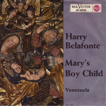 HARRY BELAFONTE - MARY'S BOY CHILD (D SINGLE)_IC#003.jpg