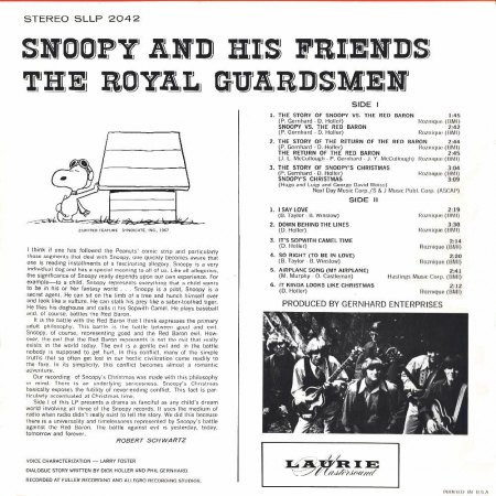 The Royal Guardsmen - Snoopy And His Friends - Back.JPG