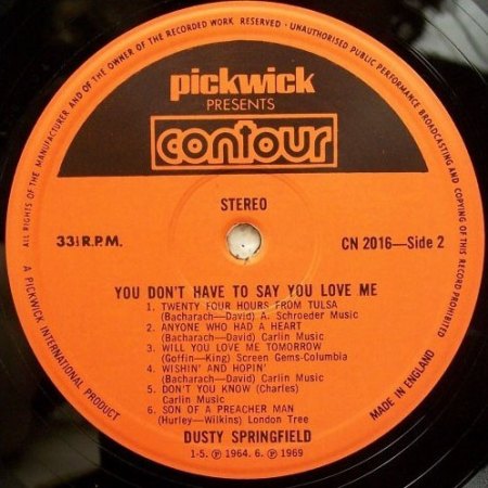 Dusty Springfield - You Don't Have To Say You Love (LP 1964-1969) - Selosyx.jpg