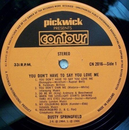 Dusty Springfield - You Don't Have To Say You Love (LP 1964-1969) - Selosx.jpg