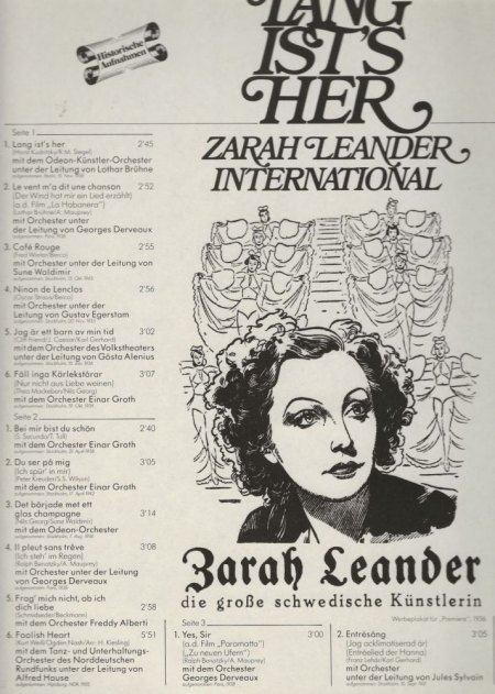 ZARAH LEANDER