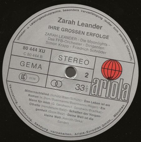 ZARAH LEANDER