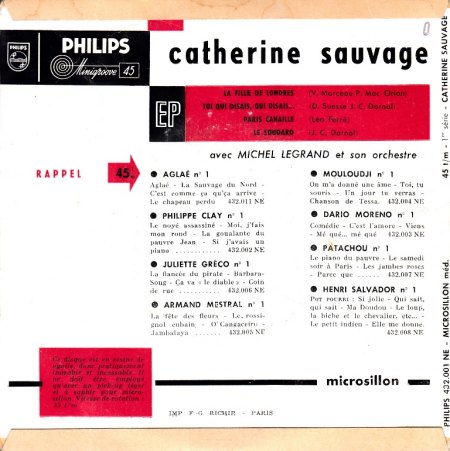 CATHERINE SAUVAGE