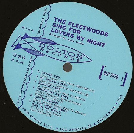 Fleetwoods - LP's