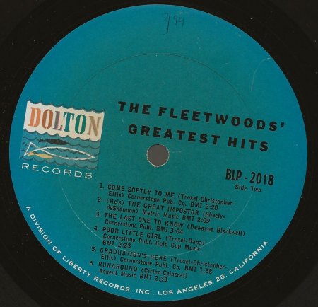 Fleetwoods - LP's