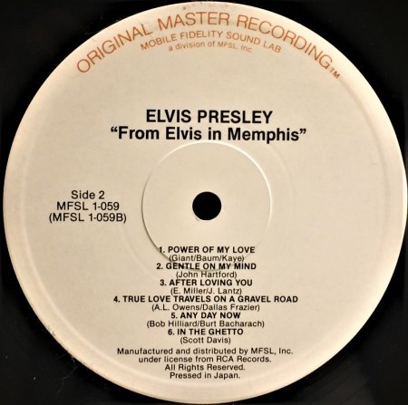 From ELVIS In Memphis*****