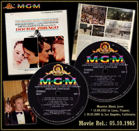 MAURICE JARRE MGM LP SIE6ST