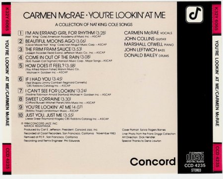 CARMEN McRAE