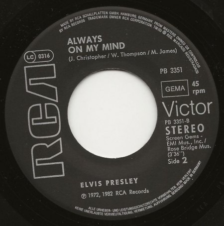 ELVIS PRESLEY - THE ELVIS MEDLEY