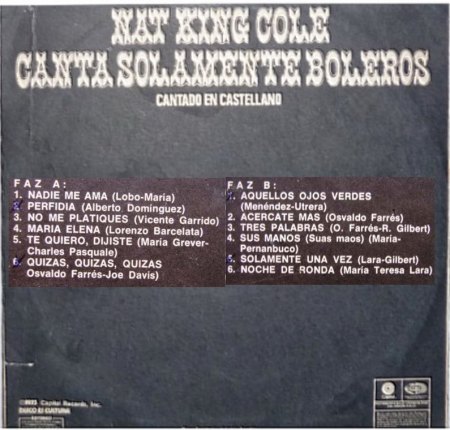NAT KING COLE - LPs