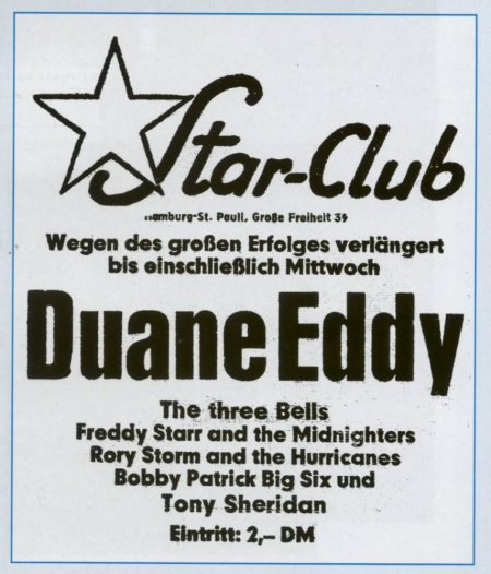 DUANE EDDY im Star-Club