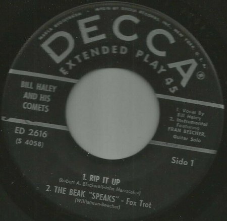 BILL HALEY  -  Decca-EPs