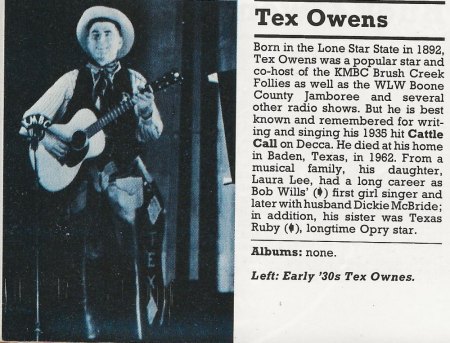 TEX OWENS