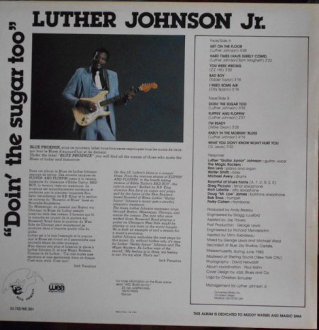 LUTHER 'Guitar Junior' JOHNSON