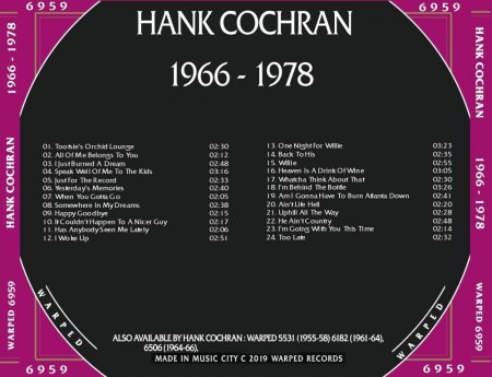 HANK COCHRAN