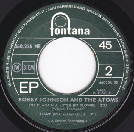 BOBBY JOHNSON & the ATOMS