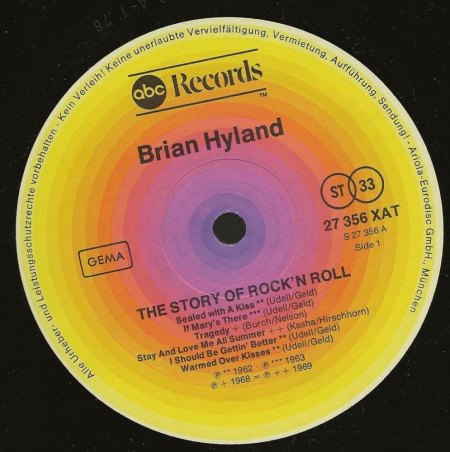 Brian Hyland LPs