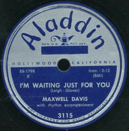 MAXWELL DAVIS