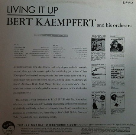 BERT KAEMPFERT - Die LPs