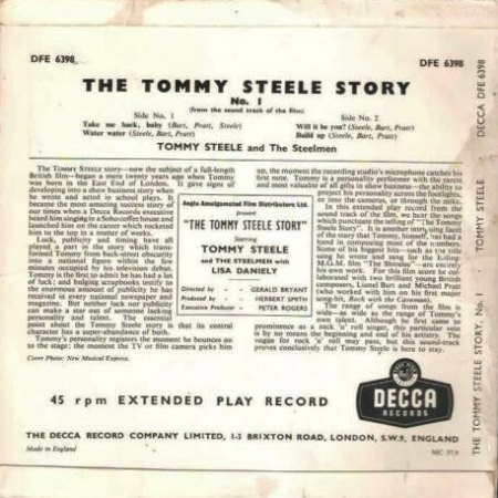 THE TOMMY STEELE STORY aka ROCK AROUND THE WORLD