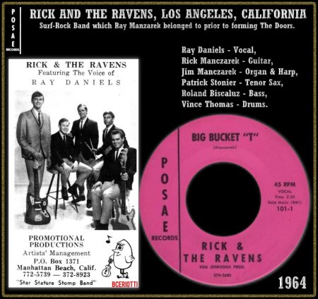 RICK & THE RAVENS - BIG BUCKET T