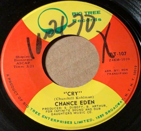 CHANCE EDEN