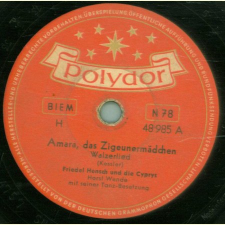 POLYDOR - Die letzten Schellacks 1957