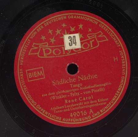 POLYDOR - Die letzten Schellacks 1957