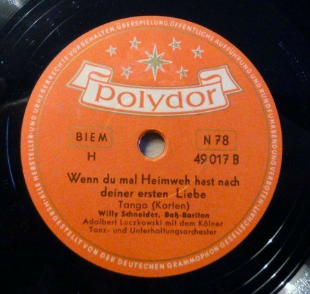 POLYDOR - Die letzten Schellacks 1957