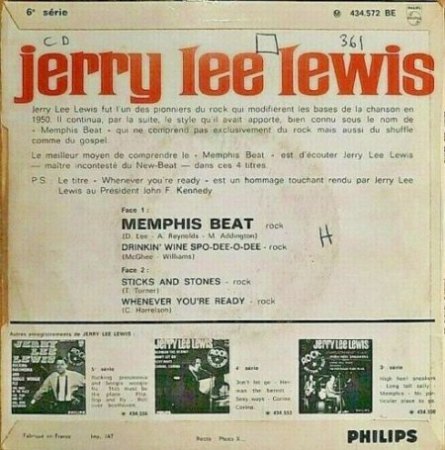 JERRY LEE LEWIS   -   Frankreich