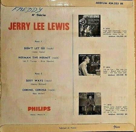 JERRY LEE LEWIS   -   Frankreich