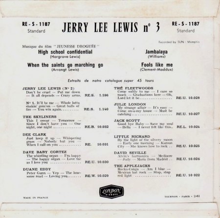 JERRY LEE LEWIS   -   Frankreich