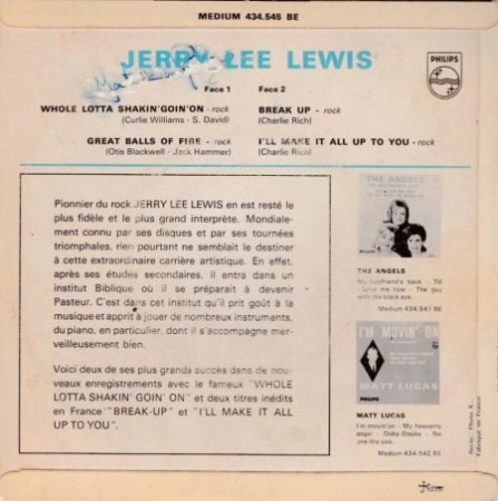 JERRY LEE LEWIS   -   Frankreich