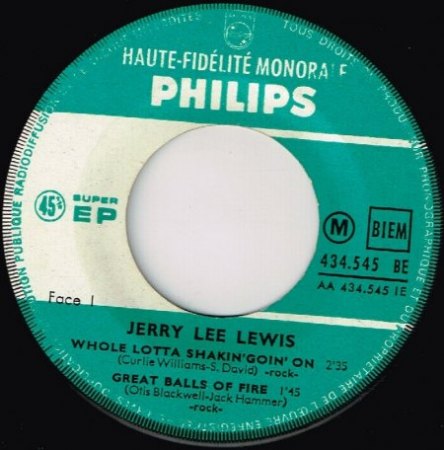 JERRY LEE LEWIS   -   Frankreich