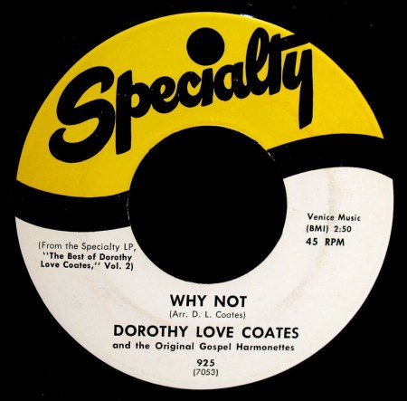 ORIGINAL GOSPEL HARMONETTES (Dorothy Love Coates)