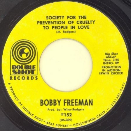 BOBBY FREEMAN - Singles